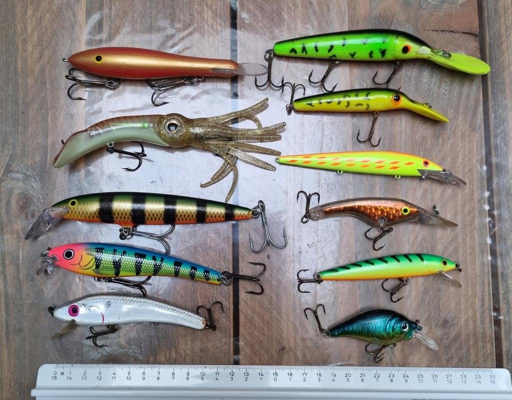 Kunstaas 11 x setje allround Rapala Storm etc, Watersport en Boten, Ophalen of Verzenden, Zo goed als nieuw, Overige typen