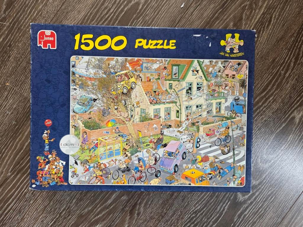 Jan van Haasteren puzzels 2x 1000 stukjes, Hobby en Vrije tijd, Denksport en Puzzels, Ophalen, 500 t/m 1500 stukjes, Zo goed als nieuw