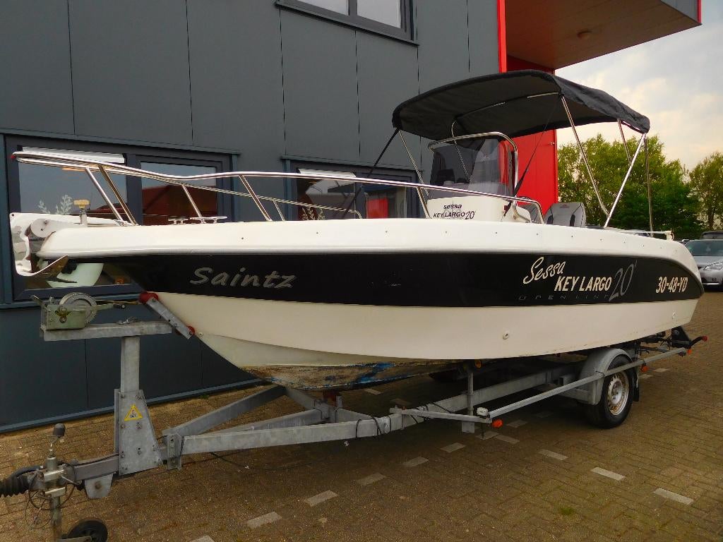Sessa Marine Key Largo 20 Speedboot 115PK, Watersport en Boten, Ophalen, Gebruikt, 6 meter of meer, 120 tot 200 pk