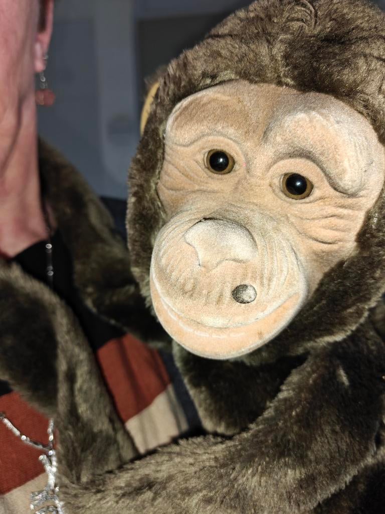 Handpop "chimpansee", Ophalen of Verzenden