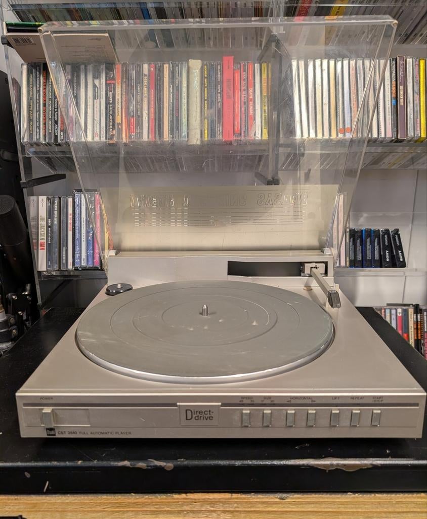 Dual CST 3510 Direct Drive Volautomatische Platenspeler, Audio, Tv en Foto, Platenspelers, Gebruikt, Dual, Ophalen of Verzenden