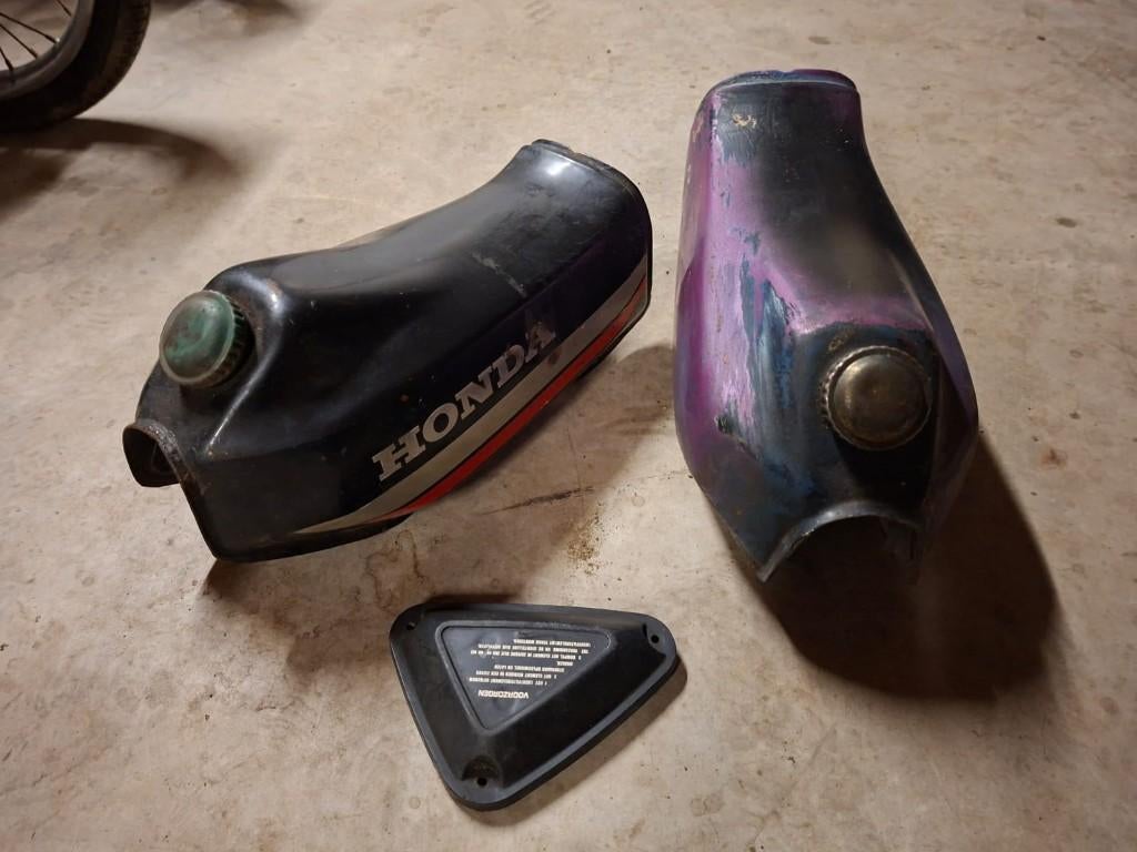 Honda PX 50 onderdelen oldtimer brommer tank luchtfilter PXR, Ophalen of Verzenden, Gebruikt, Tank, Overige merken