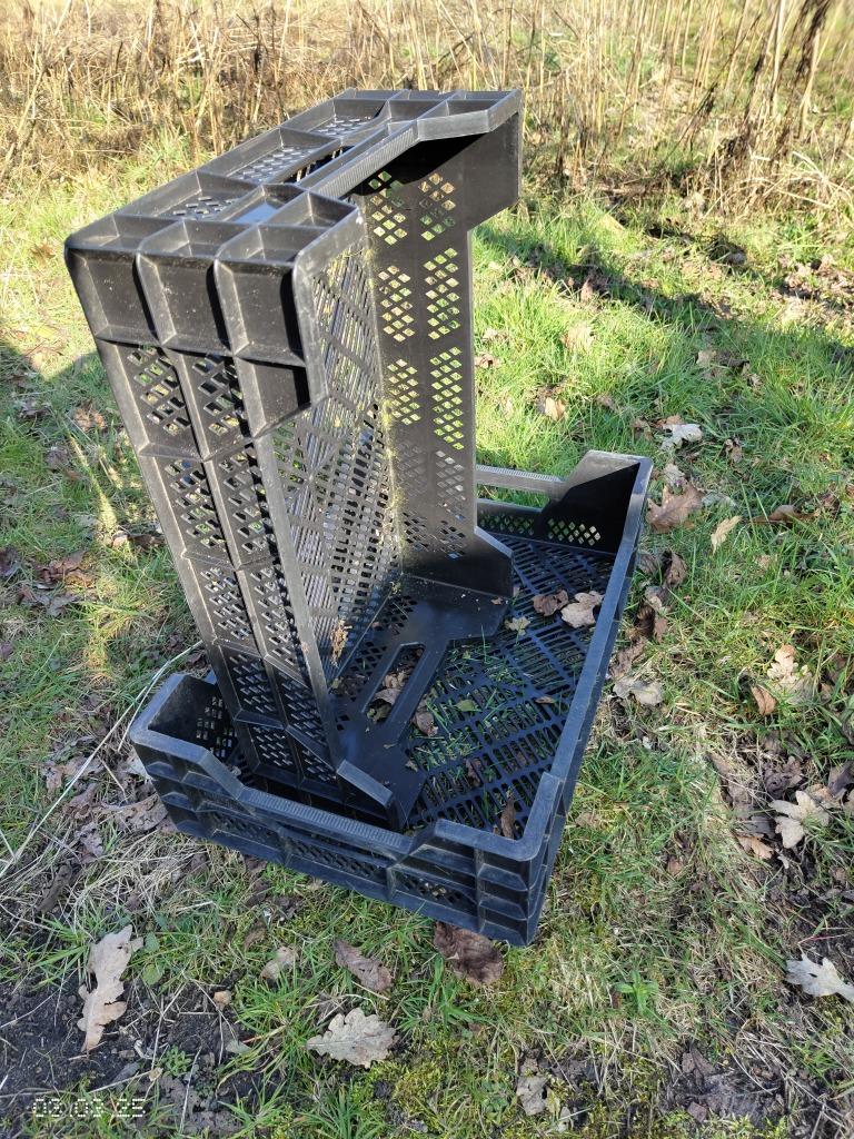 veenmankist laag, Tuin en Terras, Kweekspullen, Ophalen, Zo goed als nieuw, Overige typen