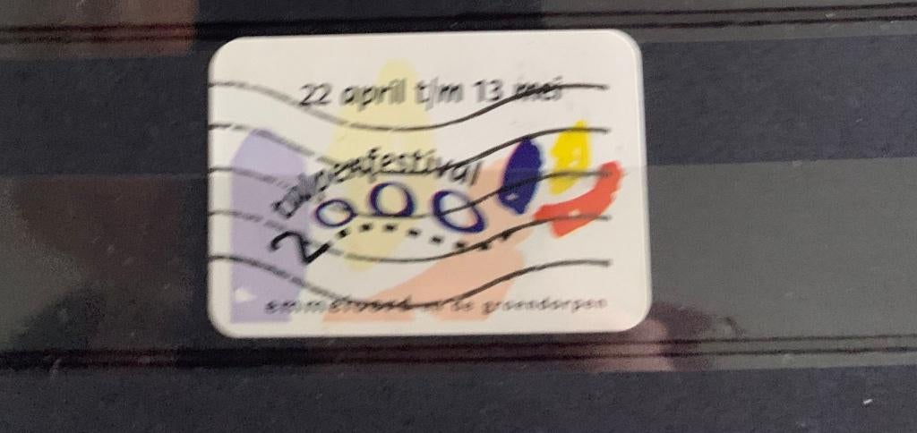 Sluitzegel stads promotie VVV Emmeloord, Postzegels en Munten, Ophalen of Verzenden, T/m 1940, Gestempeld