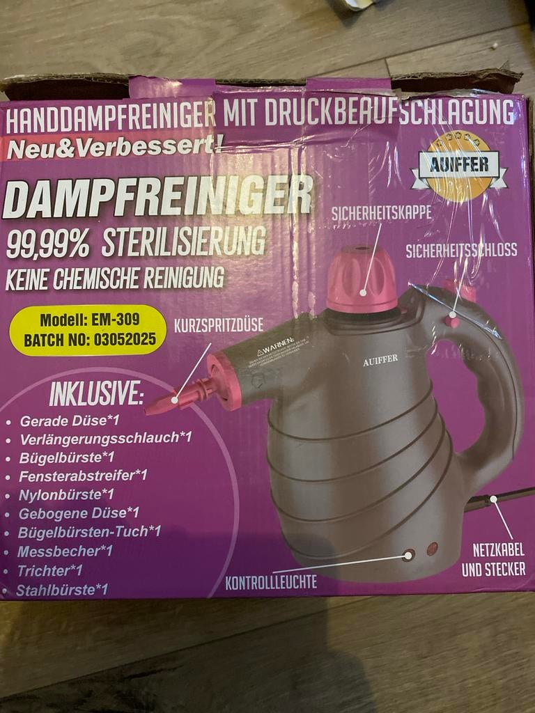 Nieuwe Stoomreiniger EM 309, Ophalen of Verzenden, Nieuw, Overige typen