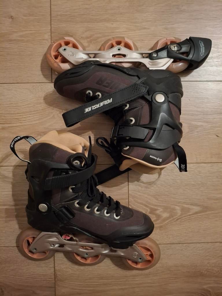 Powerslide Phuzion Radon 90 Skeelers maat 39, Ophalen, Zo goed als nieuw, Powerslide