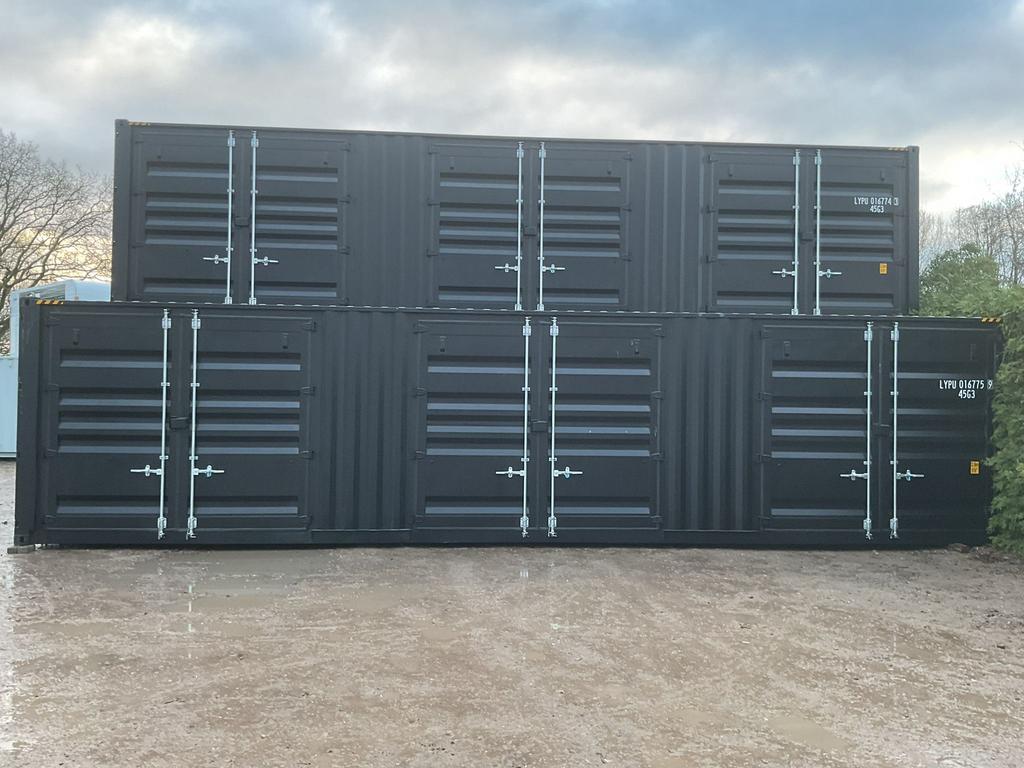 LYPU 40 ft High Cube zeecontainer met 3 zijdeuren nieuw !, Ophalen