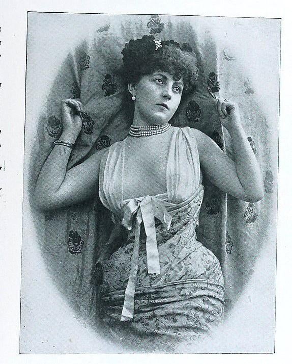 Nos Jolies Actrices [c. 1895] Belle Epoque Cleo de Merode, Antiek en Kunst, Antiek | Boeken en Bijbels, Ophalen of Verzenden