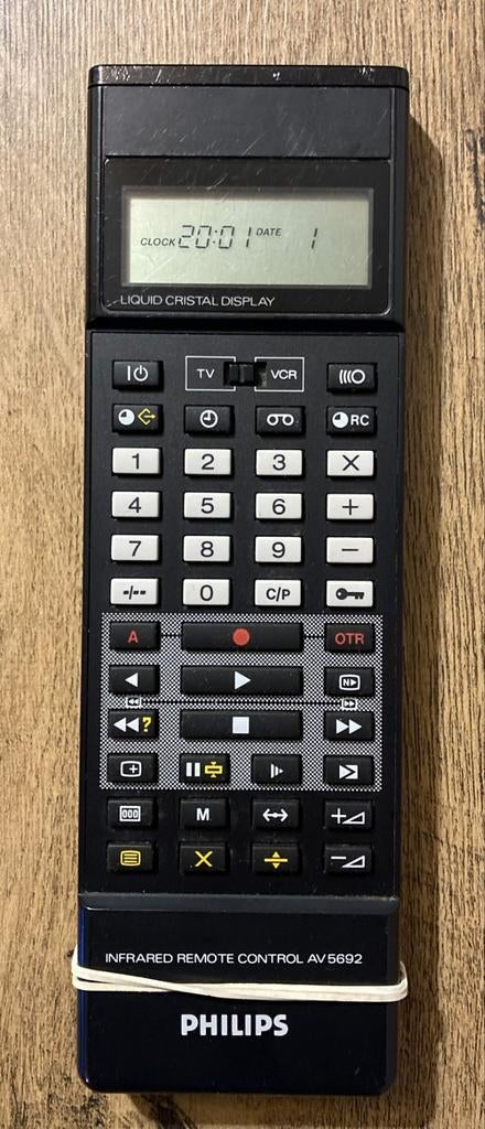 Philips TV/VCR AV5692 Afstandsbediening, Gebruikt, Vhs, Ophalen of Verzenden, Origineel