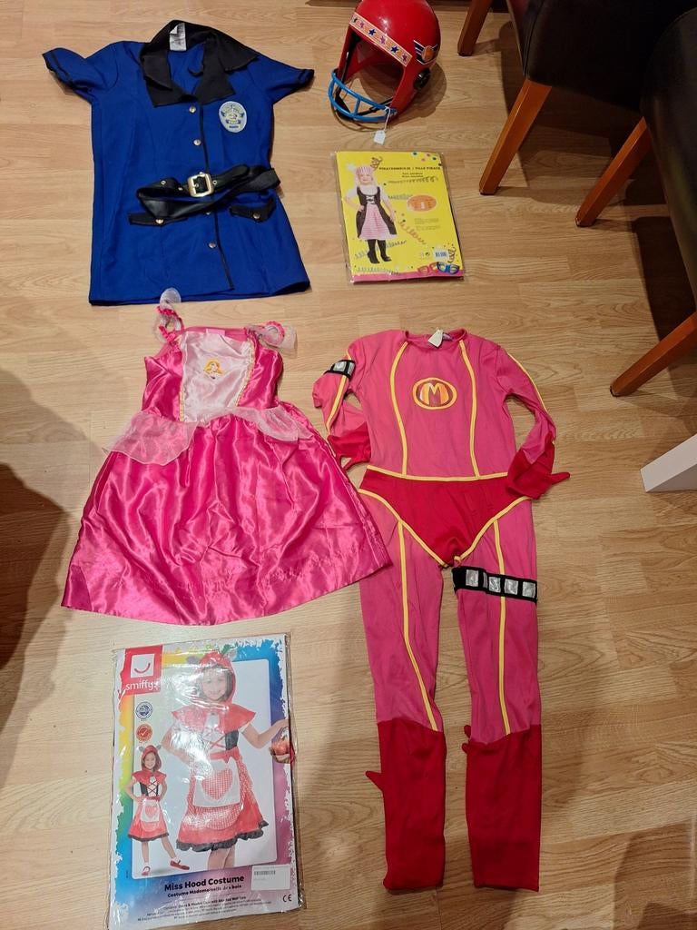 Carnavalkleding meisje 3-12 jaar oa prinses piraat miss hood, Ophalen of Verzenden, Nieuw, Meisje