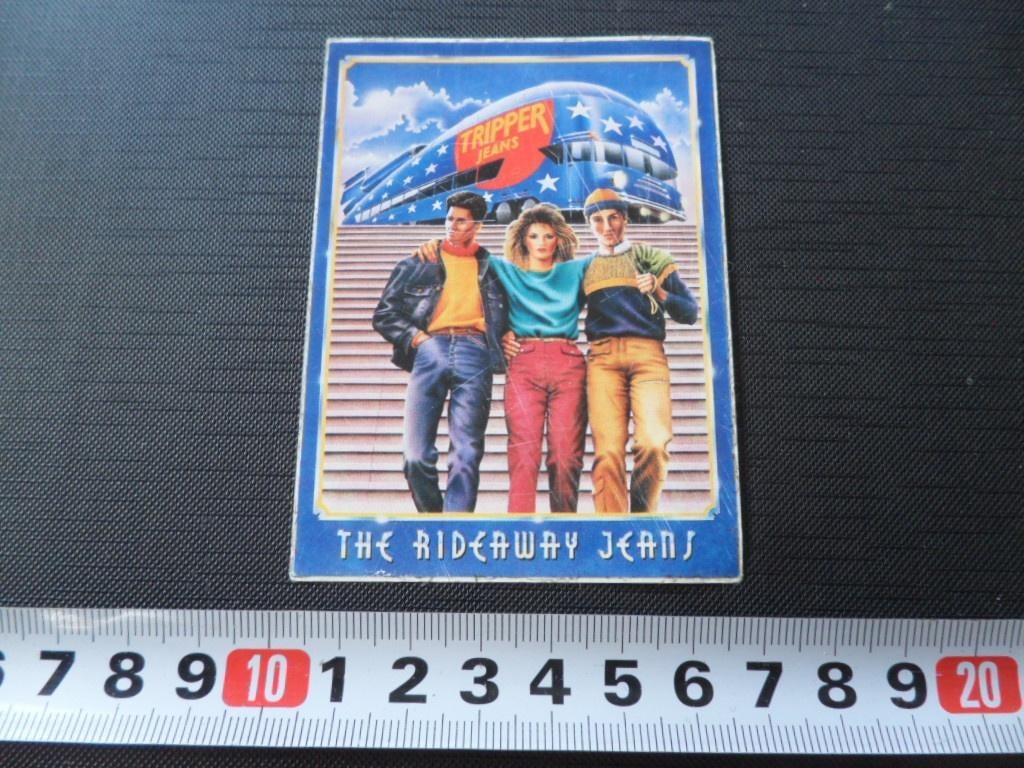 sticker tripper the rideaway jeans strip bus touringcar, Ophalen, Zo goed als nieuw