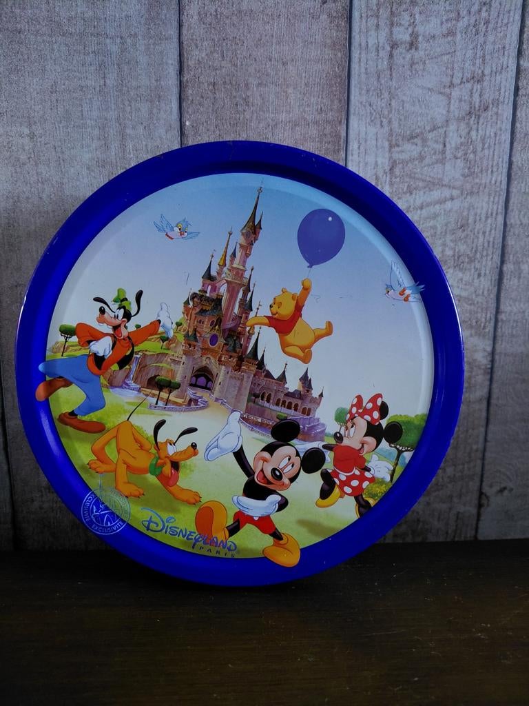 Vintage Disneyland Paris Koektrommel – Park Exclusive., Ophalen of Verzenden, Mickey Mouse, Zo goed als nieuw, Overige typen