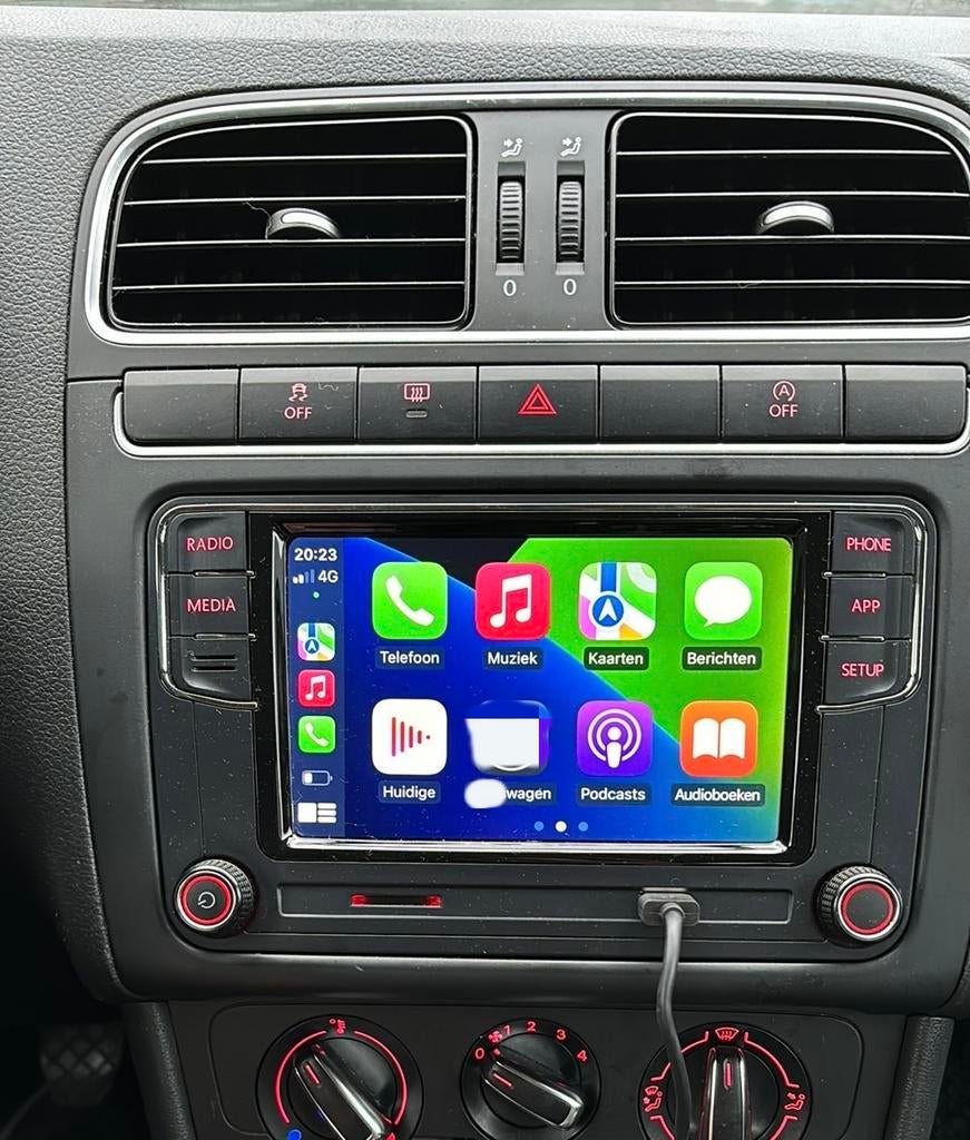Rcd 360 Plus Carplay Golf 6 Polo 6R Passat etc voor (apple), Gebruikt, ., Ophalen of Verzenden, .