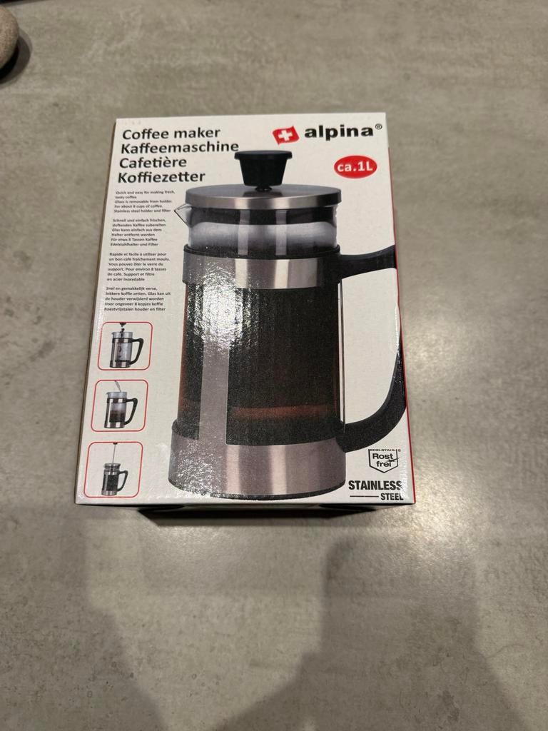 Alpina Koffiemaker - Nieuw in doos!, Ophalen of Verzenden, Nieuw
