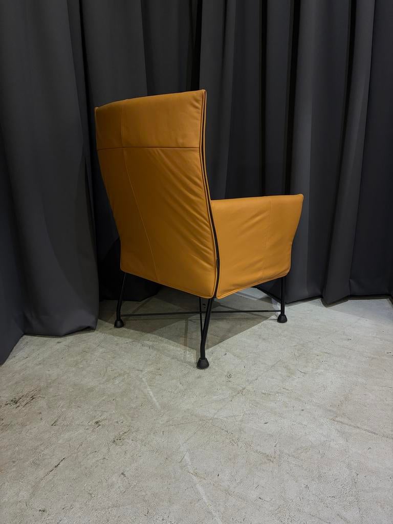 Montis Charly Fauteuil - Als Nieuw!, Huis en Inrichting, Ophalen, ., Leer, Zo goed als nieuw