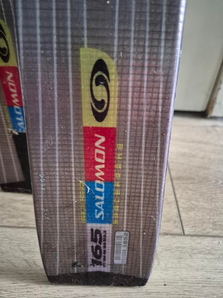Salomon streetracer skies 165cm, Sport en Fitness, Skiën en Langlaufen, 160 tot 180 cm, Gebruikt, Ski's, Ophalen