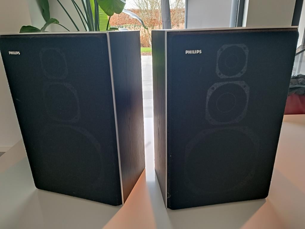 Vintage Philips 494 Luidsprekers - Topkwaliteit, Audio, Tv en Foto, Luidsprekers, Ophalen, Philips, Gebruikt, 60 tot 120 watt