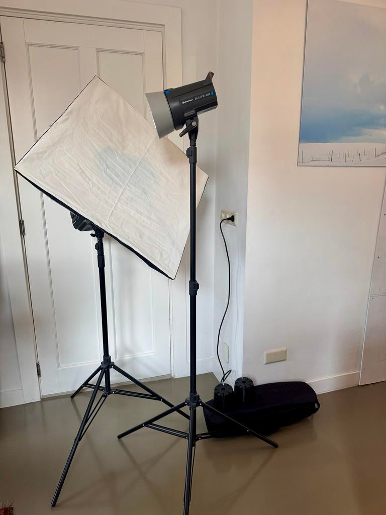 Elinchrom D-Lite RX 2/4 Flitsset, Ophalen, Zo goed als nieuw, Lamp of Flitsset