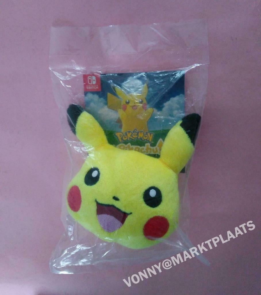 NIEUW! Pokémon Let's Go Pikachu pluche sleutelhanger knuffel, Ophalen of Verzenden, Nieuw, Overige typen