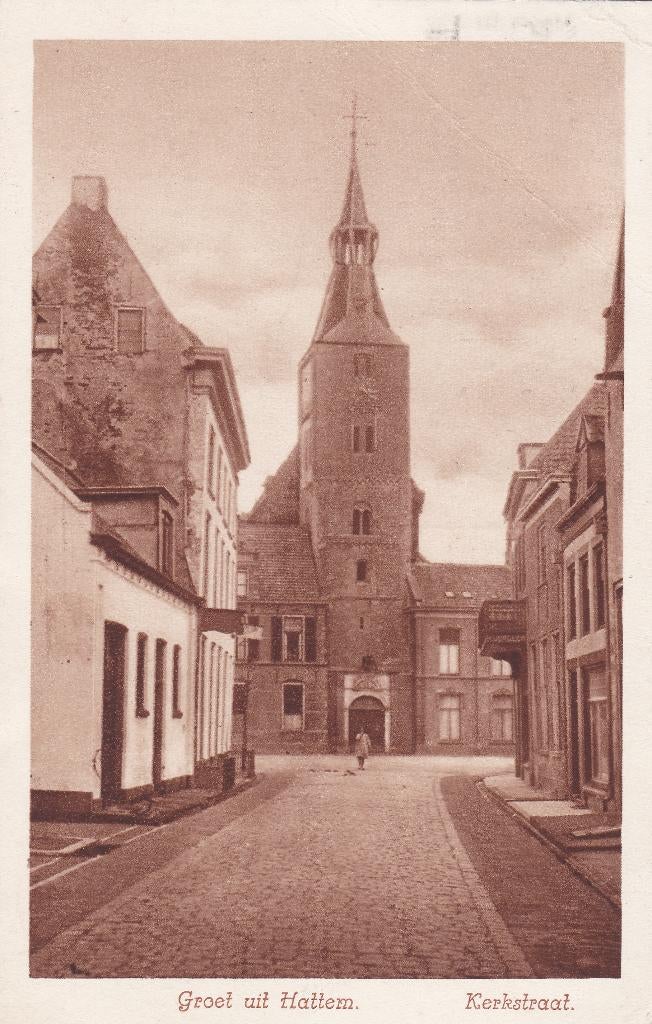 Hattem Kerkstraat, Ophalen of Verzenden, 1920 tot 1940, Gelopen, Gelderland