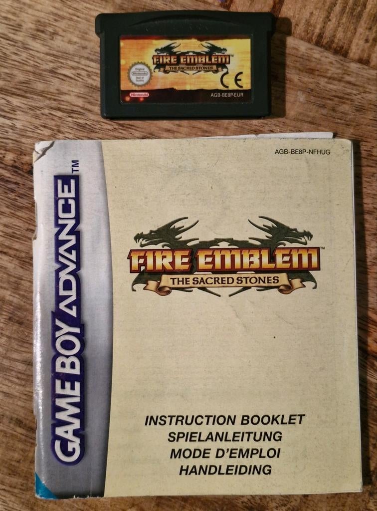 Fire Emblem: The Sacred Stones - GBA, Gebruikt, 1 speler, Ophalen of Verzenden, Role Playing Game (Rpg)