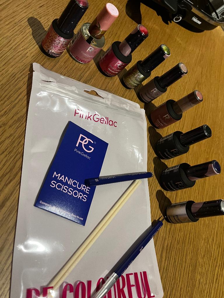 Pink gellac, Overige kleuren, Ophalen of Verzenden, Zo goed als nieuw, Handen en Nagels