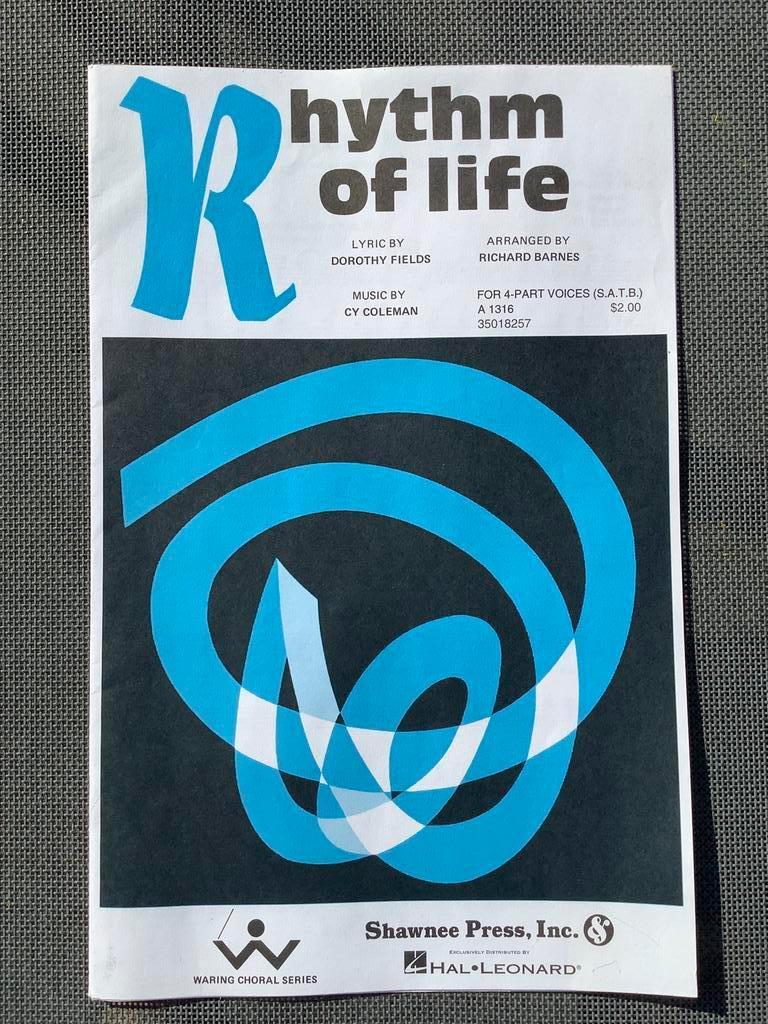 Rhythm of life - voor SATB + piano, Ophalen, Zo goed als nieuw, Artiest of Componist, Koor