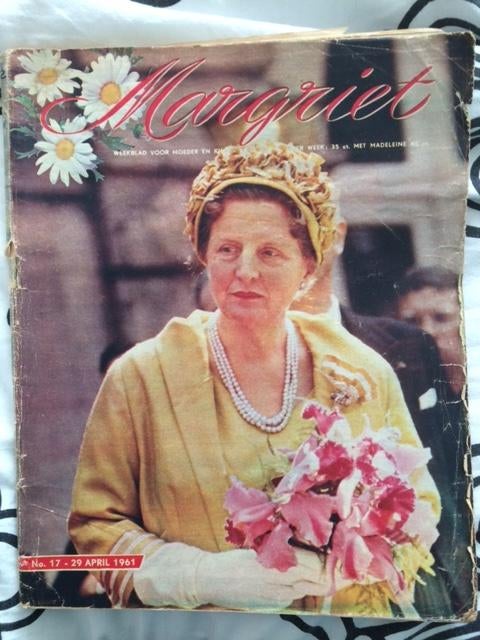 margriet 1961 n0 17 weekblad voor moeder en kind, Ophalen of Verzenden, Gelezen, Damesbladen