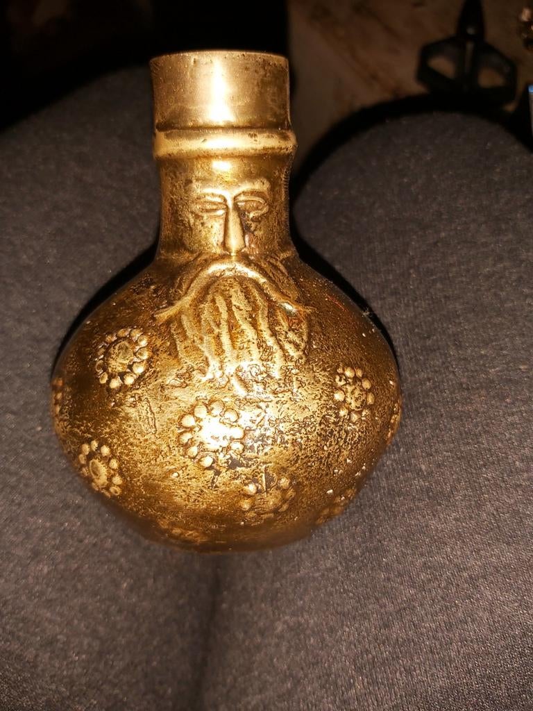 Baardmankruik, 1890-1910, Ophalen of Verzenden, Brons