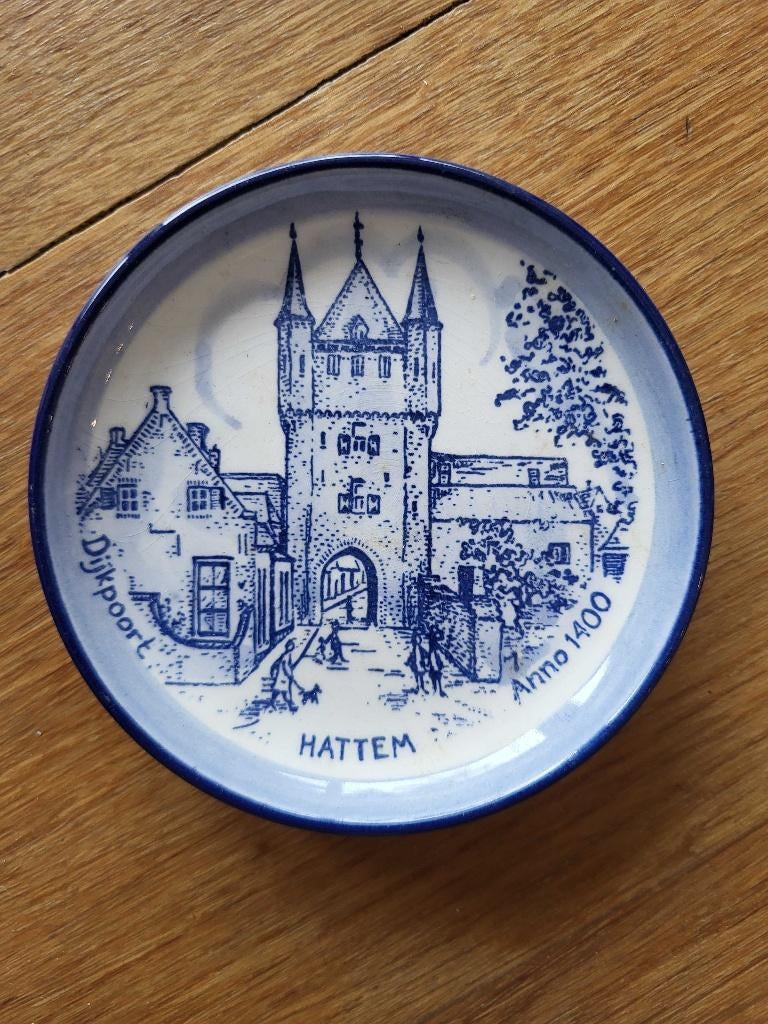 reclame Delfts blauw schoteltje HATTEM NMS, Verzamelen, Merken en Reclamevoorwerpen, Ophalen of Verzenden, Nieuw, Gebruiksvoorwerp