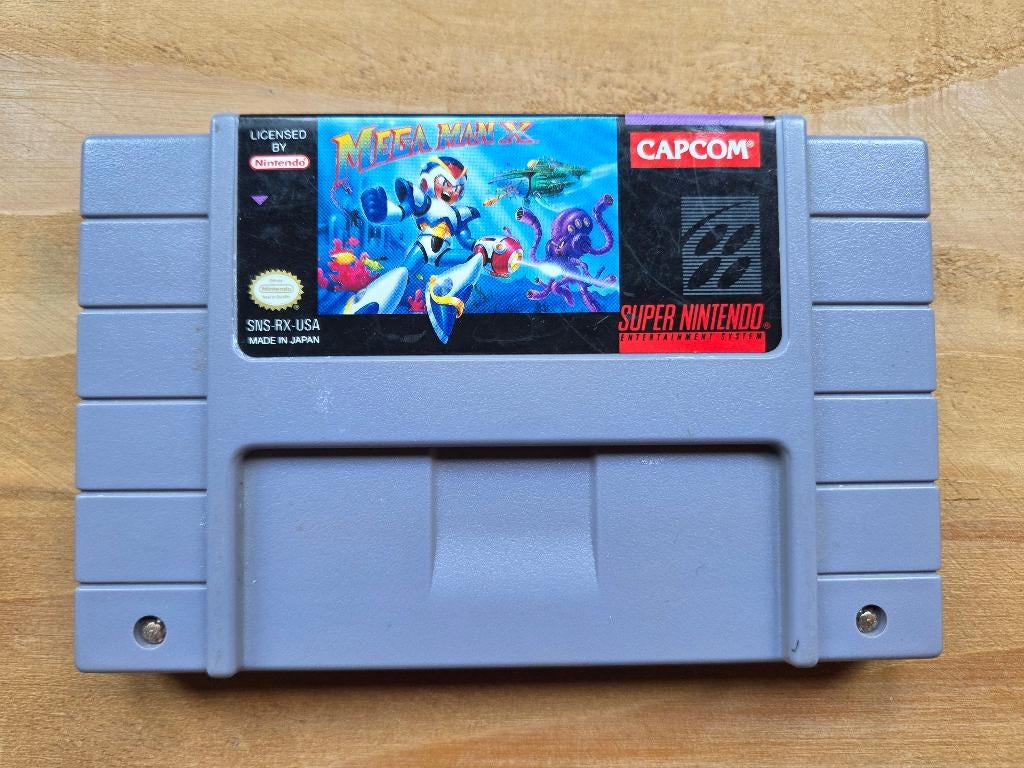 Mega Man X (NTSC), Spelcomputers en Games, Games | Nintendo Super NES, Zo goed als nieuw, Avontuur en Actie, 1 speler, Vanaf 3 jaar