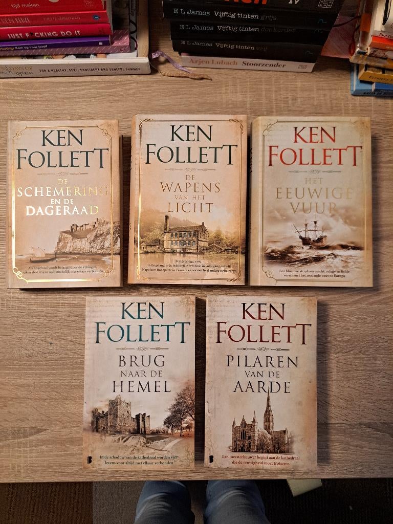 Ken Follett boeken set, Boeken, Ophalen of Verzenden, Zo goed als nieuw, Ken Follett