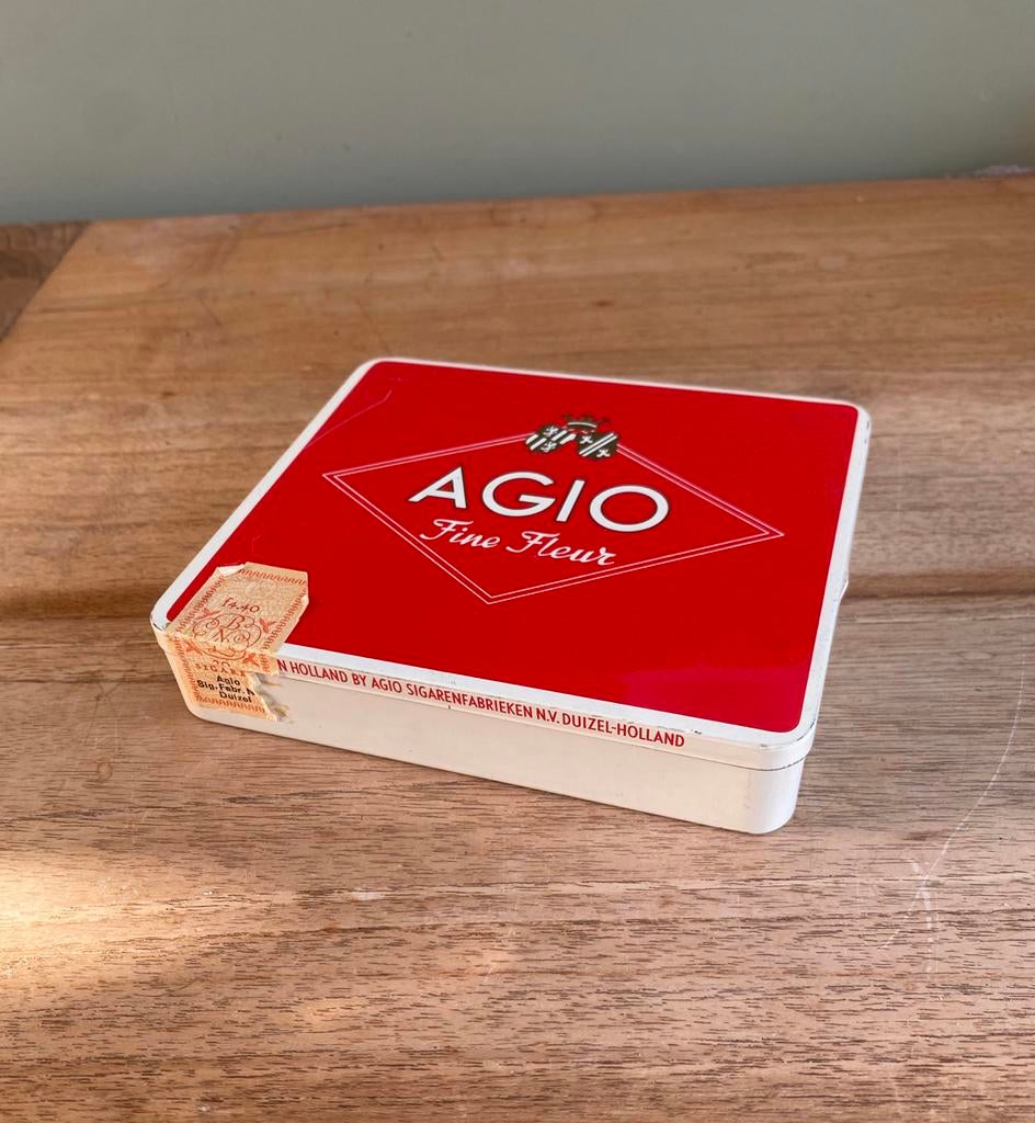 Vintage Agio Blik, Ophalen, Gebruikt