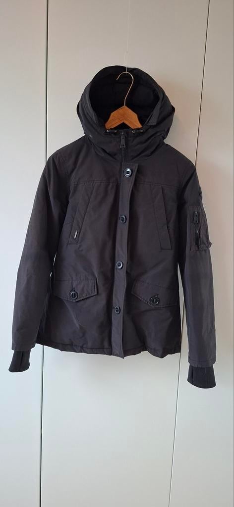 Airforce 4-Pocket Winterjas Zwart Maat M, Kleding | Dames, Jassen | Winter, Airforce, Zwart, Zo goed als nieuw, Ophalen