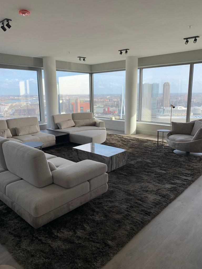 LUXE Handgemaakte Karpet van Aventura 480x440cm !, Ophalen, Grijs, 200 cm of meer, Zo goed als nieuw