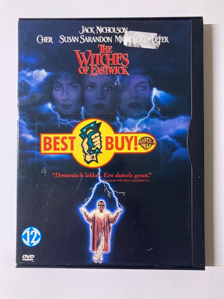 The Witches of Eastwick, 1987 / DVD / Snapcase, Vanaf 16 jaar, Ophalen of Verzenden, Zo goed als nieuw, Overige genres