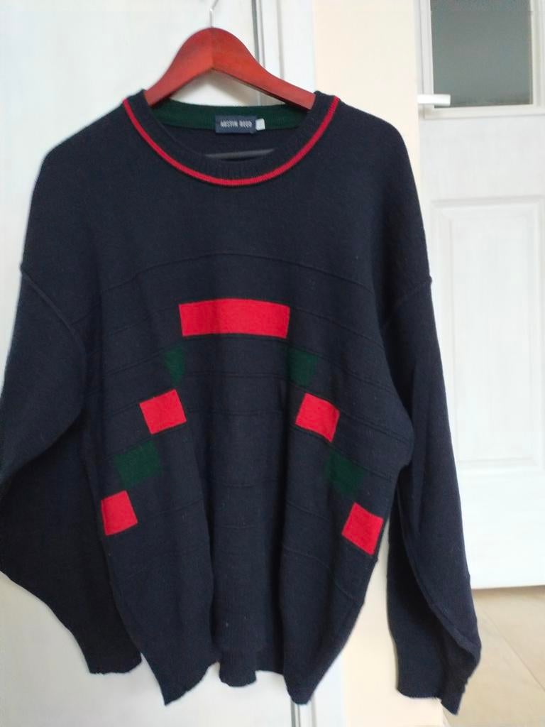 VINTAGE TRUI DEENS BOHO HIPPIE WOL WOLLEN SKI WINTER L XL, Ophalen of Verzenden, Zo goed als nieuw, Maat 52/54 (L), Vintage