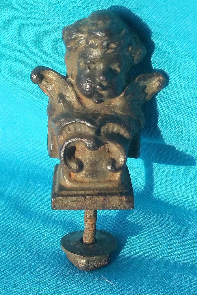 1930s ENGEL  AUTO MASCOTTE EMBLEEM, Verzenden