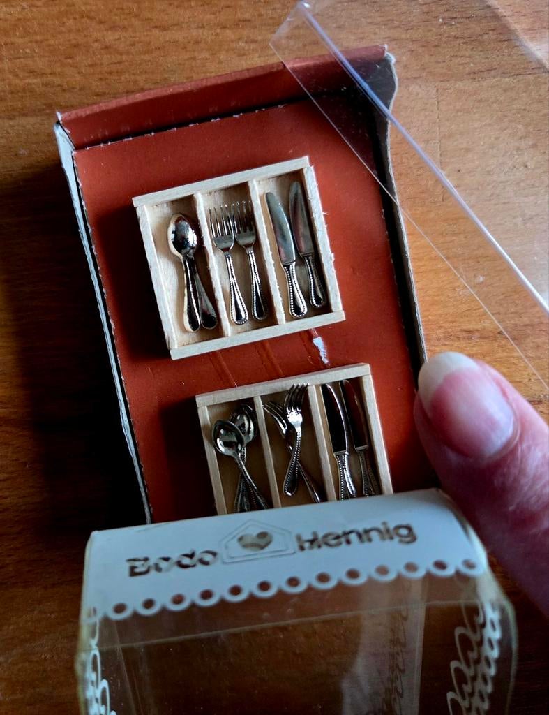 Bodo Hennig bestek miniatuur 🍀, Ophalen of Verzenden, Zo goed als nieuw, Poppenhuis