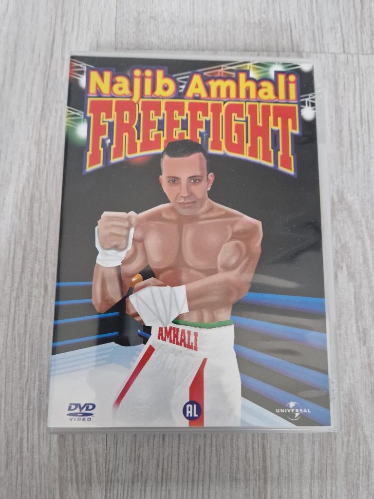 DVD Najib Amhali: Freefight, Alle leeftijden, Ophalen, Gebruikt, Stand-up of Theatershow