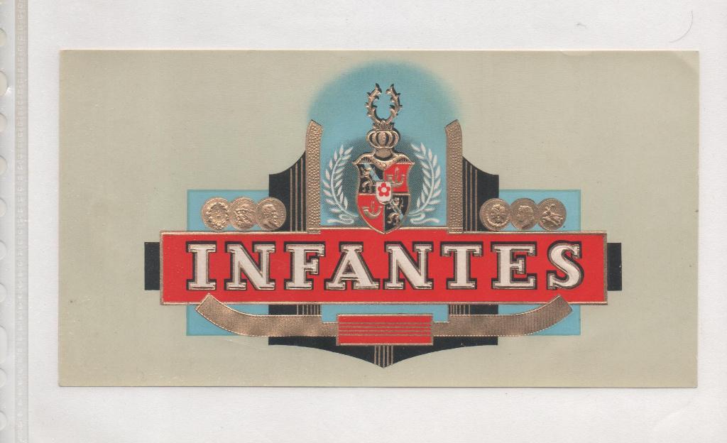 Sigarenband 149 Etiket Infantes, Ophalen of Verzenden, Zo goed als nieuw, Sigarenbandjes