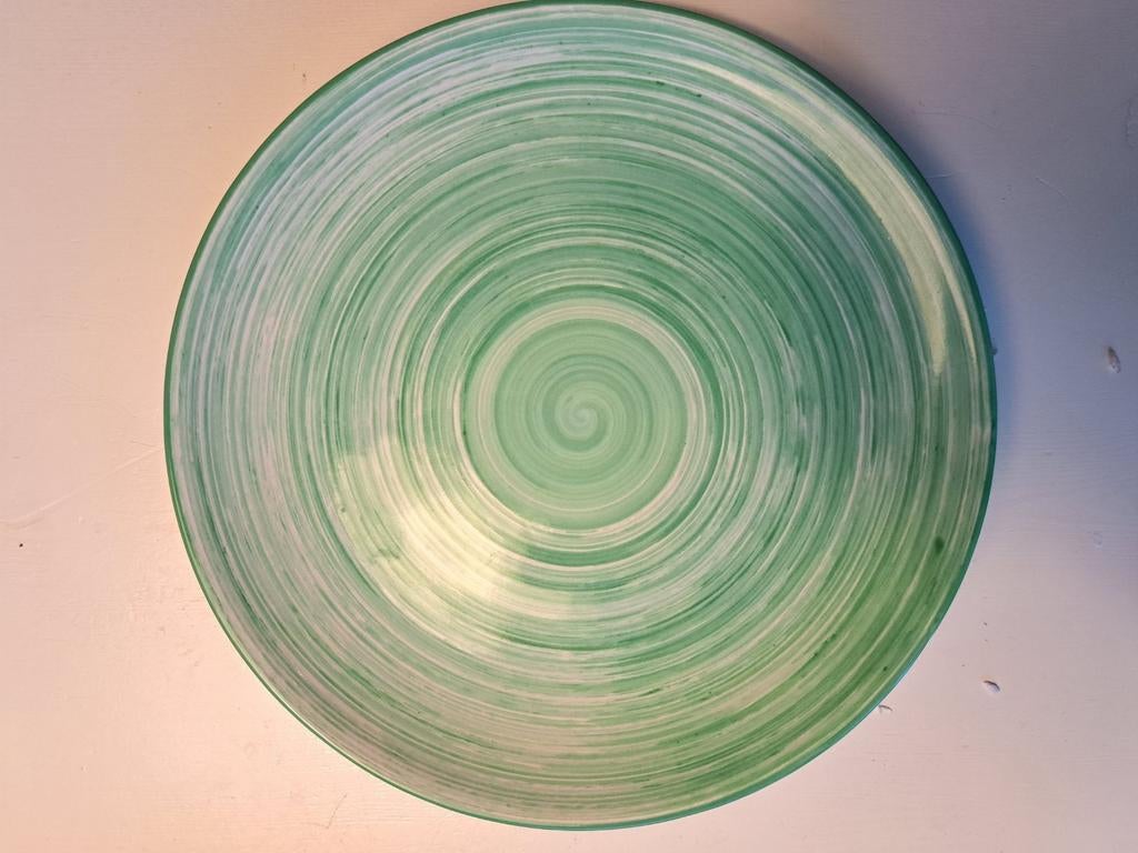 Prachtig groen ontbijtbordje van Ikea, Keramiek, Ophalen of Verzenden, Zo goed als nieuw, Overige stijlen