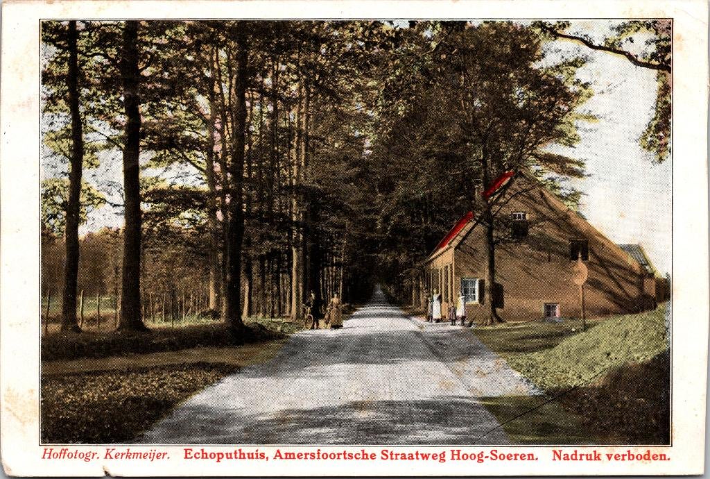 Hoog-Soeren - Echputhuis Amersfoortsche Straatweg jaren 20, Verzamelen, Verzenden, 1920 tot 1940, Gelopen, Gelderland