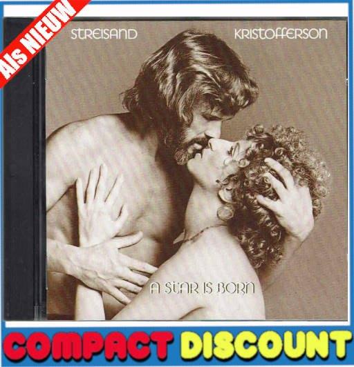 CD Barbra Streisand & Kris Kristofferson -A Star Is Born OST, Cd's en Dvd's, Cd's | Pop, Zo goed als nieuw, Ophalen of Verzenden