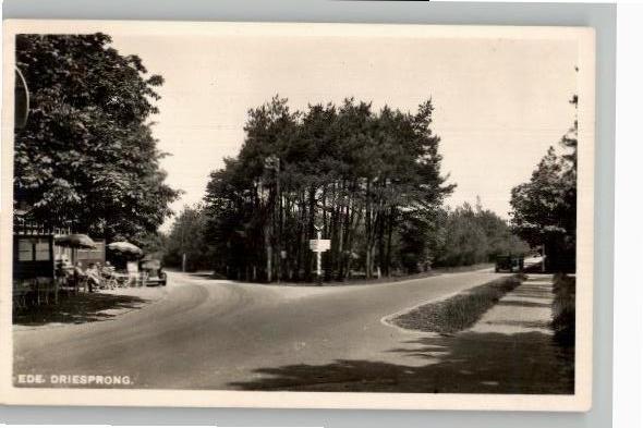 Ede Driesprong  terras links, Ophalen of Verzenden, 1940 tot 1960, Ongelopen, Gelderland