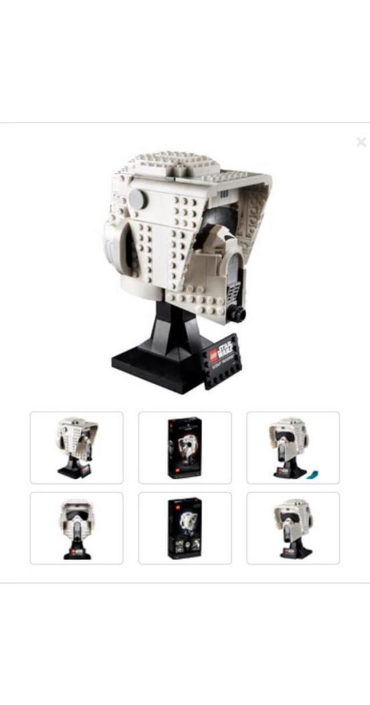 LEGO Star Wars Scout Trooper Helmet (75305) - Compleet!, Ophalen of Verzenden, Zo goed als nieuw, Complete set, Lego