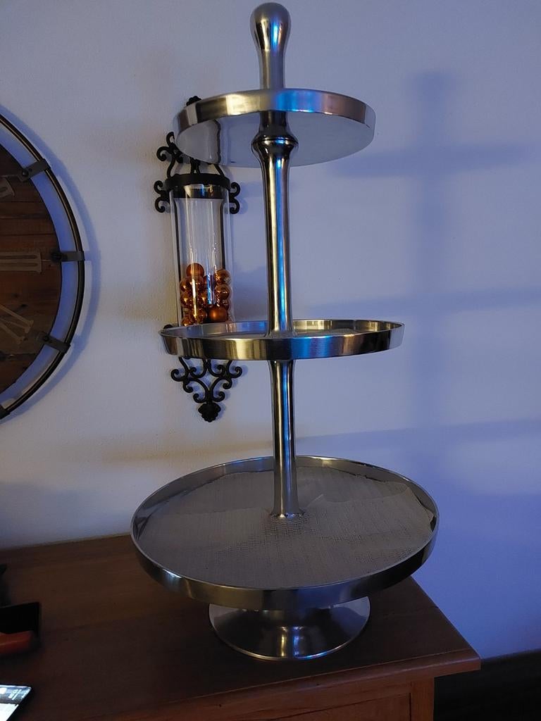 Etagère 3 laags - Stijlvol serveren, Ophalen, Zo goed als nieuw