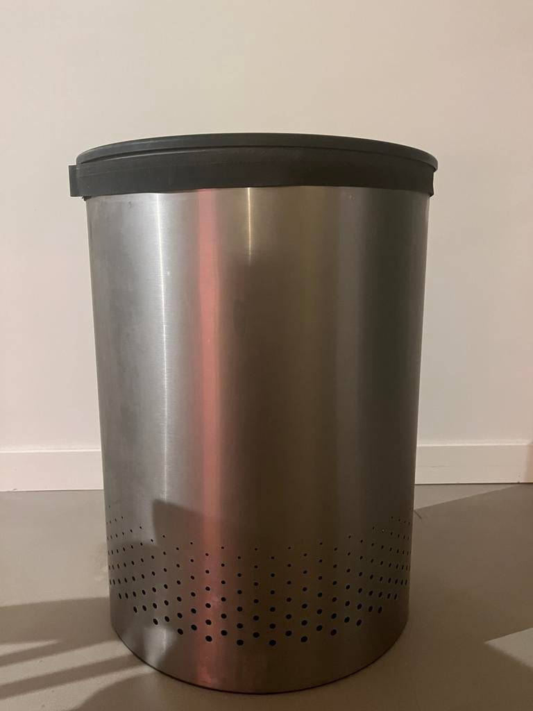 Brabantia Wasbox (zilver, 55 liter), Ophalen, Zo goed als nieuw, Grijs