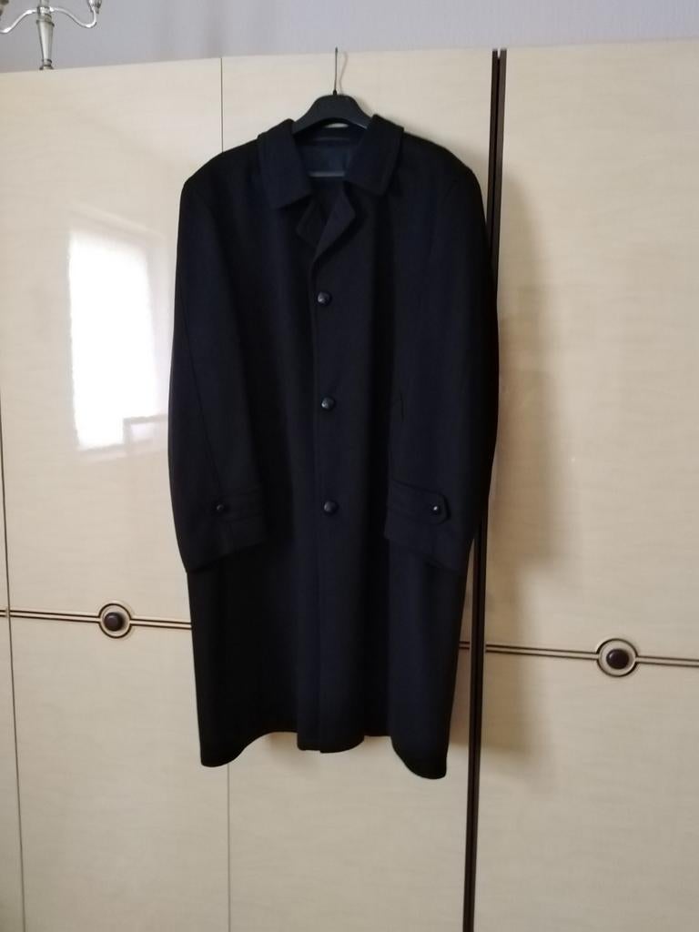 Himalaya loden jas halflang, Maat 52/54 (L), Blauw, Zo goed als nieuw, Himalaya loden