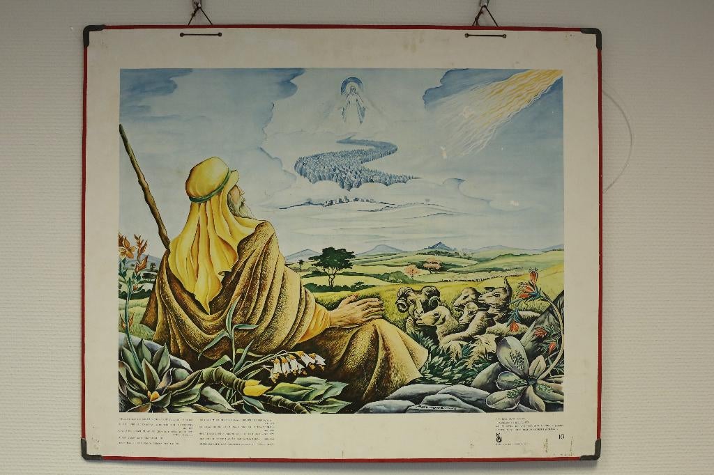 Bellarminus Bijbelplaat Nr. 10  “Abraham - beloften" (1950), Ophalen, Overige thema's